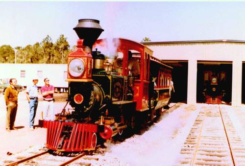 Image of Fort Wilderness Train barn.